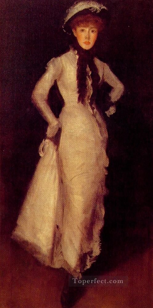 Arragnement in White and Black James Abbott McNeill Whistler Oil Paintings